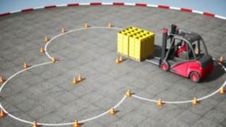 Bierkistenparcours - Deutsche Meisterschaft im Staplerfahren Halbfinale Bierkistenparcours - Deutsche Meisterschaft im Staplerfahren Halbfinale