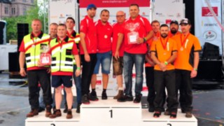 Sieger Firmen-Team-Meisterschaft: Das Team von SMP