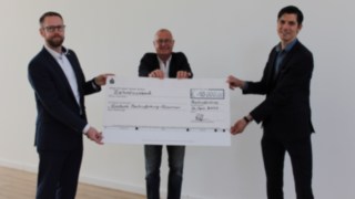 Sebastian Lehotzki, Horst Schneider, Torsten Rochelmeyer. Foto: StaplerCup/Helen Rochelmeyer