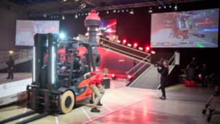 Forklifthero in action at the StaplerCup finals in Aschaffenburg, Germany Forklifthero in action at the StaplerCup finals in Aschaffenburg, Germany