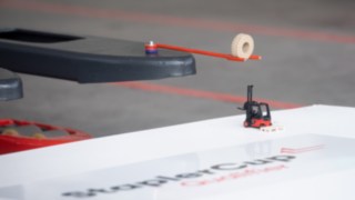 Parcours mit Ministapler beim Qualifier Parcours mit Ministapler beim Qualifier