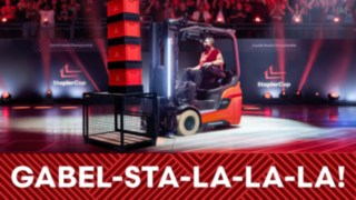 StaplerCup Keyvisual 2026 Stapler in der LINDE MH ARENA 
